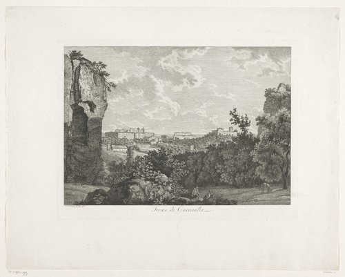 Malerisch radirte Prospekte aus Italien