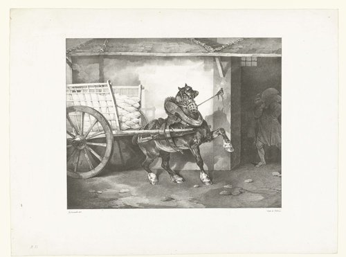 Het paard van de stukadoor by Théodore Géricault