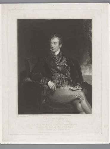 Portrait of Klemens Wenzel Lothar von Metternich