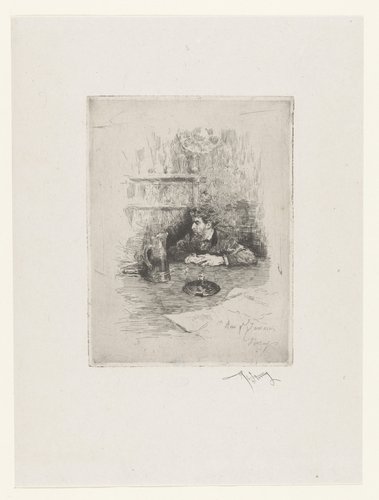 Portret van de schilder Eduardo Zamacois y Zabala