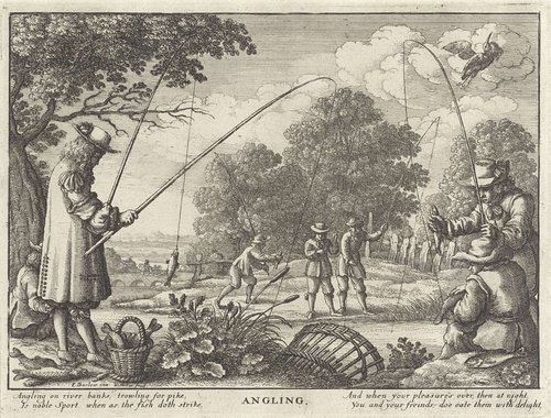 Hengelen by Wenceslaus Hollar