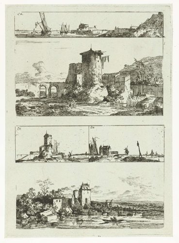 Vijf landschappen