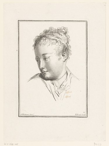 Portret van een onbekende vrouw