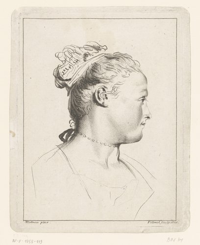 Portret van een onbekende vrouw