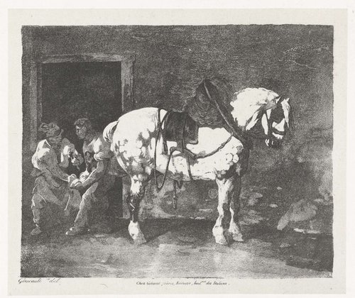 Cheval que l'on ferre