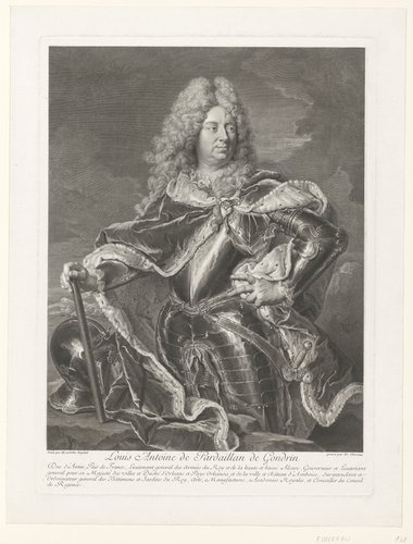 Portret van Louis Antoine de Pardaillan de Gondrin