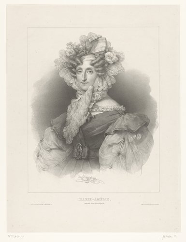 Portret van Maria Amalia van Bourbon-Sicilië