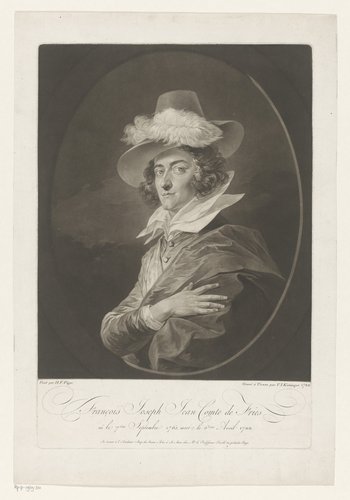 Portret van Josef Graf von Fries