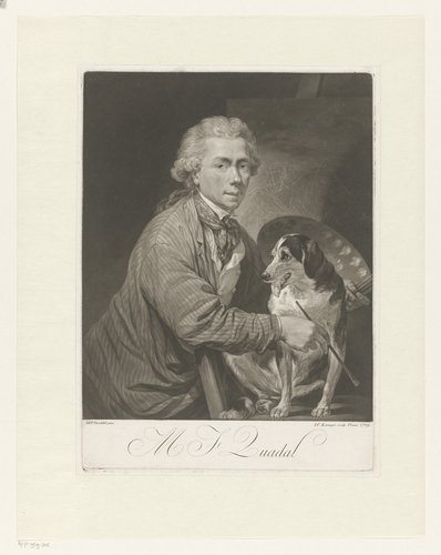 Portret van Martin Ferdinand Quadal