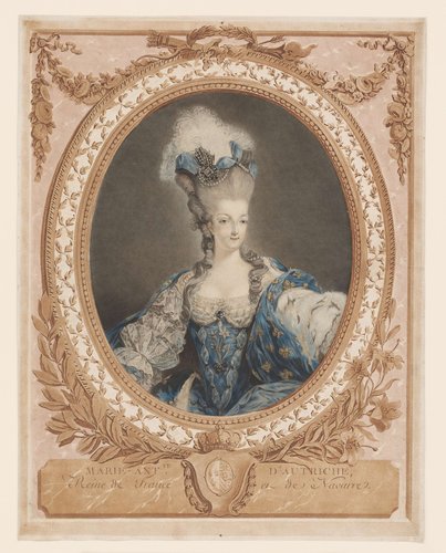 Portret van Marie Antoinette