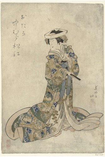 Nakamura Matsue als Otaka by Shunbaisai Hokuei