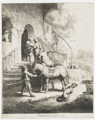 The Good Samaritan by Rembrandt van Rijn