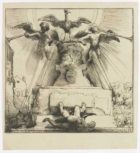 The Phoenix or the Statue Overthrown by Rembrandt van Rijn