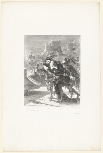 Mon destin me crie de le suivre (...) by Eugène Delacroix