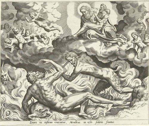 Lazarus in de hemel en de rijke man in de hel