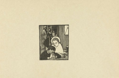 Illustratie bij gedicht in dichtbundel Sagesse van Paul Verlaine