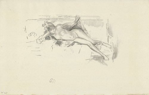 Nude Model Reclining by James Abbott McNeill Whistler