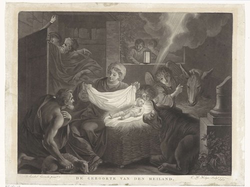 Geboorte van Christus en aanbidding door herders