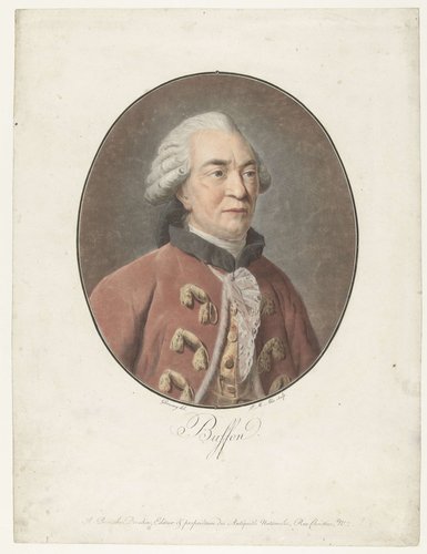 Portret van Georges Louis Leclerc graaf van Buffon