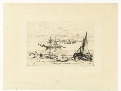 Een schip voor anker