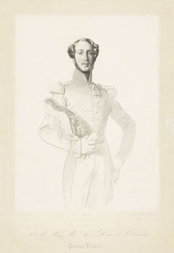 Portret van Ferdinand Filips van Orléans