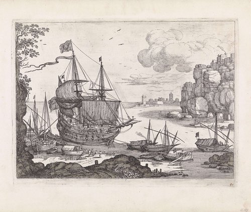Italiaanse landschappen by Guilliam van Nieulandt (II)