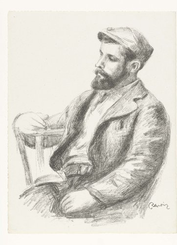 Portret van kunstenaar Louis Valtat