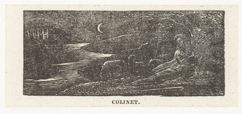 Colinet rust tijdens de nacht by William Blake