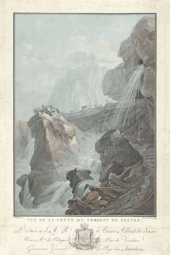 Vue de la Chute du Torrent de Gelten