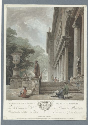 Gezicht op de Villa Medici