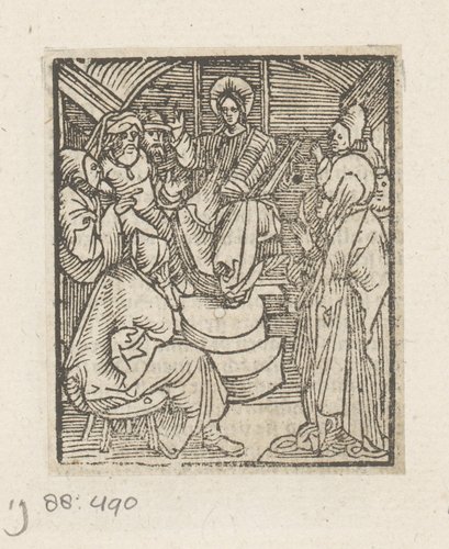 Christus als twaalfjarige in de tempel by anonymous; anonymous