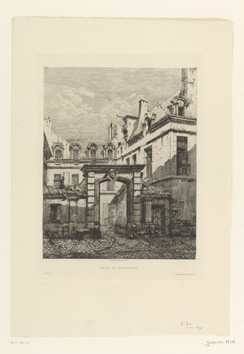 Gezicht op Hôtel de Lesdiguière