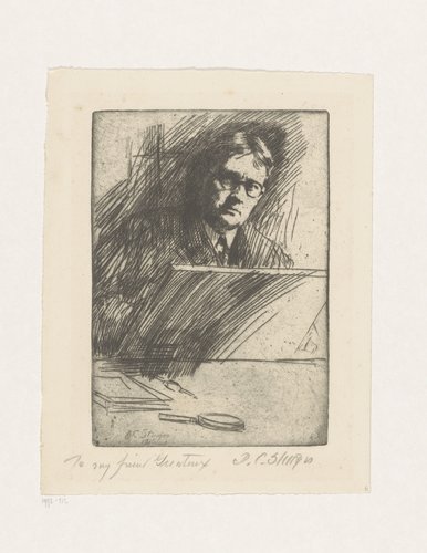 Zelfportret van Dwight Case Sturges