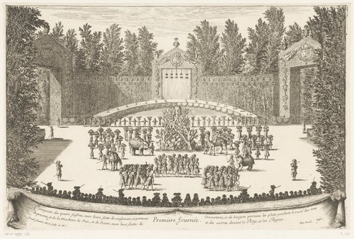 Première Journée: Comparse des quatre saisons...devant le Roy, et les Reynes