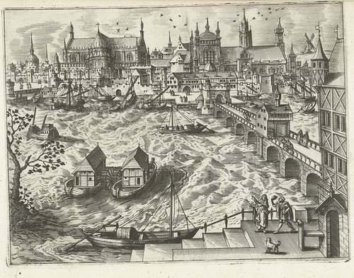 Landschappen, zeegezichten en fantasierijke stadsgezichten
