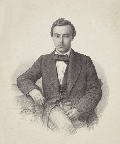 Portret van een onbekende man, mogelijk C.R. Merkus