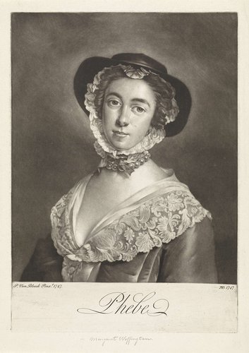 Actrice Margaret Woffington als Phebe