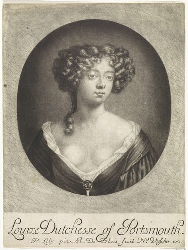 Portret van Louise de Kéroualle hertogin van Portsmouth