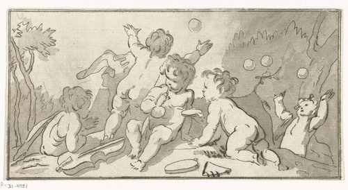 Bellenblazende putti
