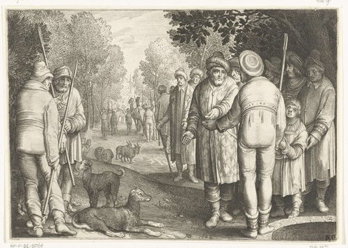 Jozef wordt door zijn broers verkocht aan kooplieden bij de put