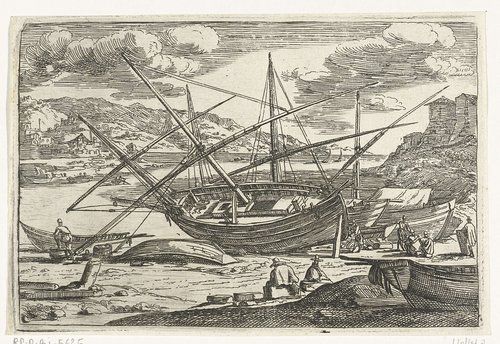 Gezichten van de haven van Messina