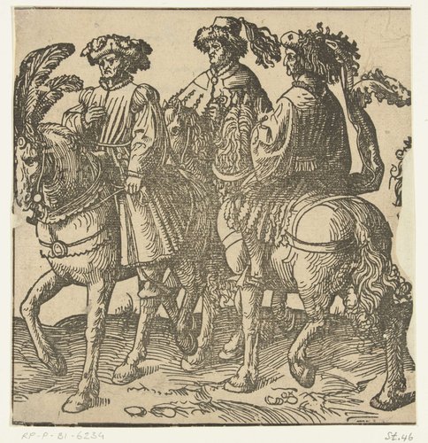 De Graven en Gravinnen van Holland by Jacob Cornelisz van Oostsanen