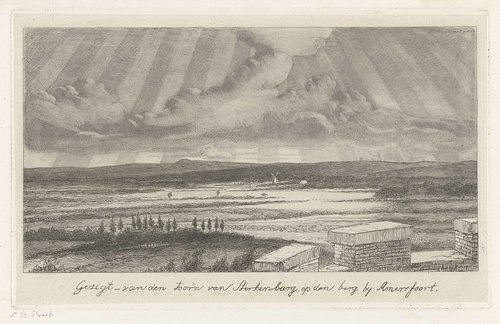 Landschap rond Amersfoort by Jacobus Ludovicus Cornet