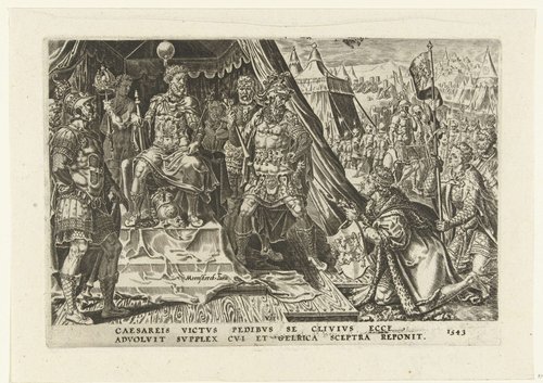 Willem II, hertog van Gelre, onderwerpt zich aan het gezag van Karel V, 1543