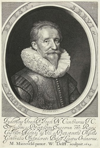 Portret van Ludwig Camerarius op 56-jarige leeftijd