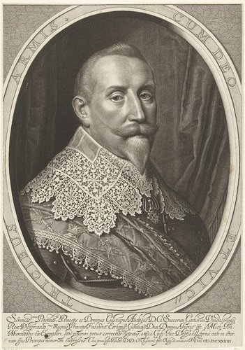 Portret van Gustaaf II, koning van Zweden