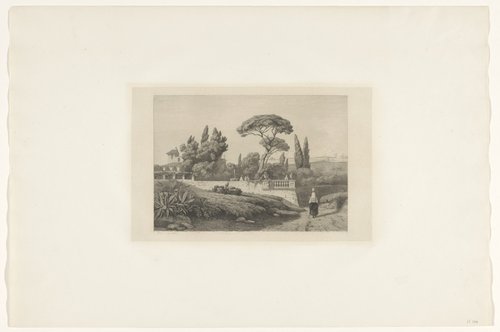 Italiaanse villa by Pierre Louis Dubourcq