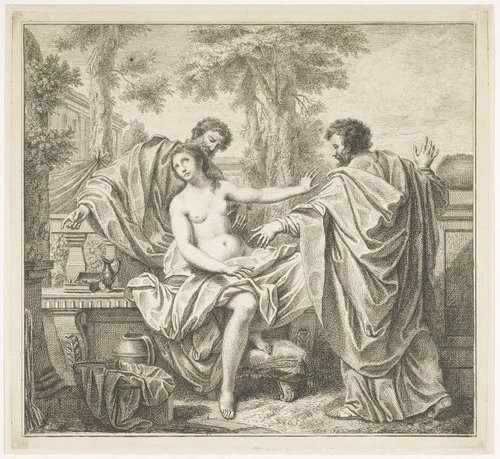 Susanna belaagt door de ouderlingen