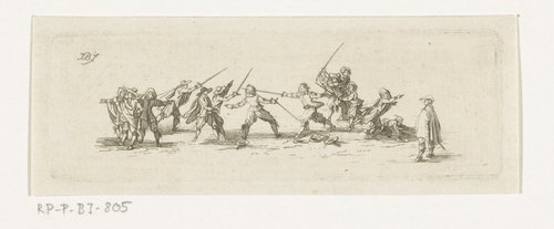 Duel met omstanders by Joannes Bemme
