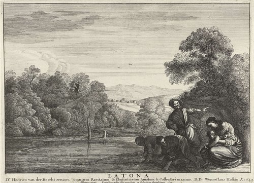 Latona by Wenceslaus Hollar